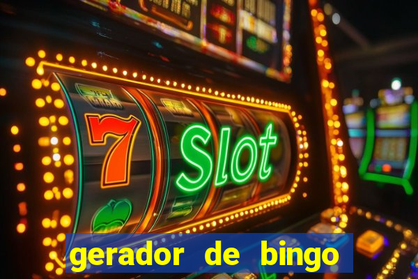 gerador de bingo cha de bebe